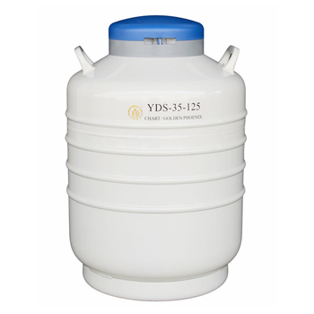 成都金YDS-35-125配多層方提桶液氮罐液氮瓶
